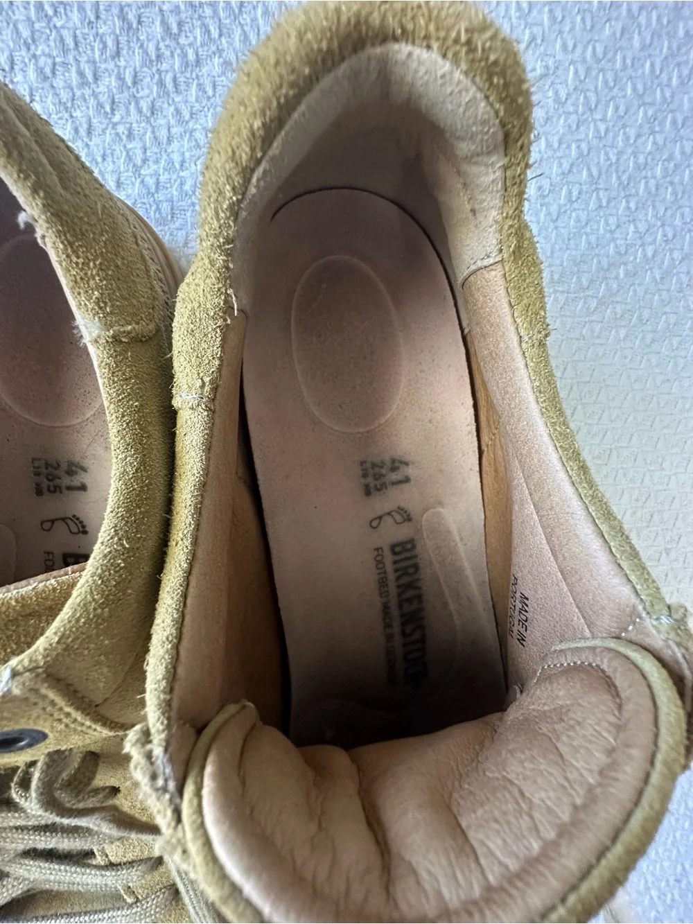 Birkenstock Women’s Suede Sneakers in Tan